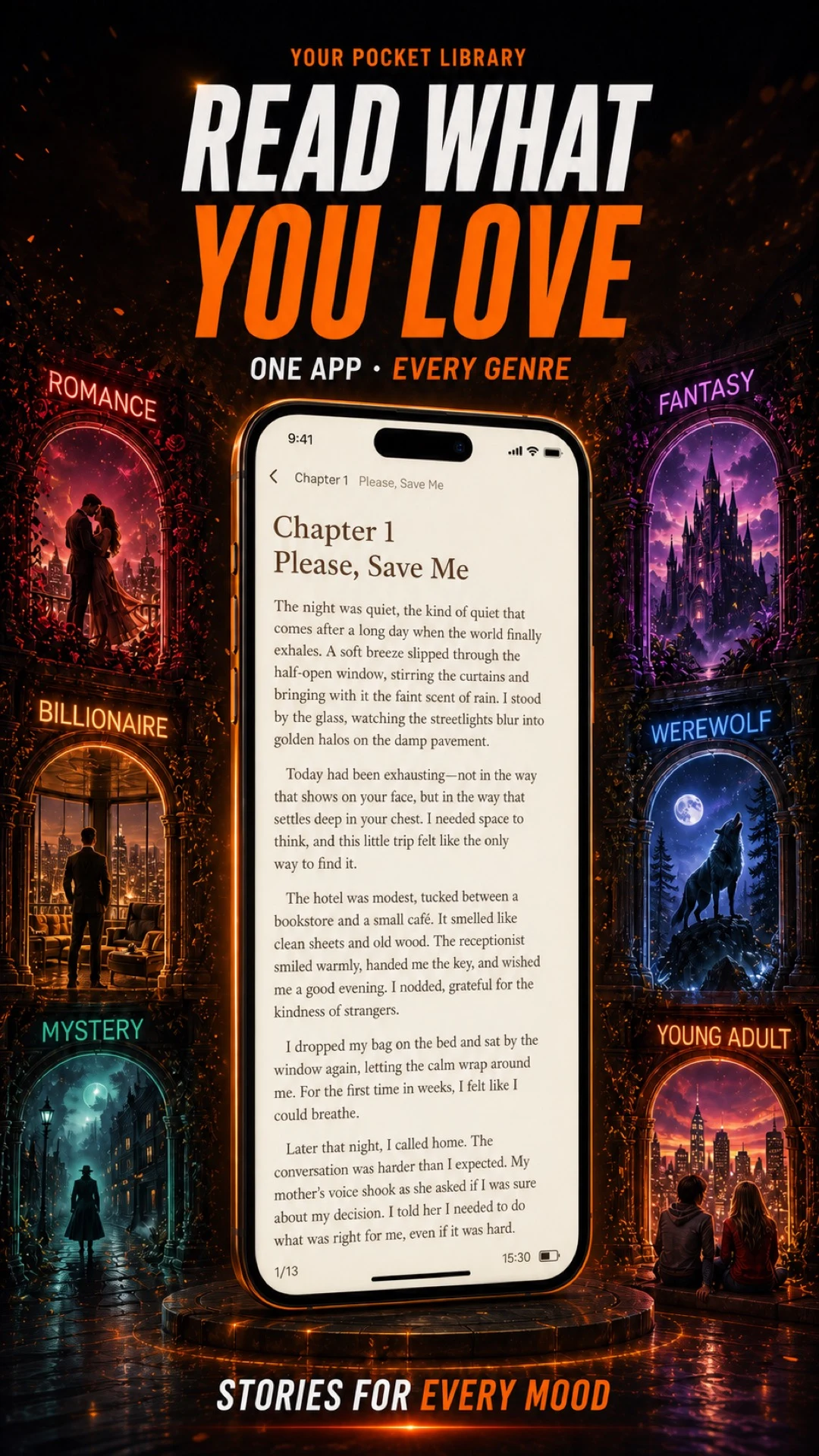 JoyLit-Novels, Stories & Audio screenshot
